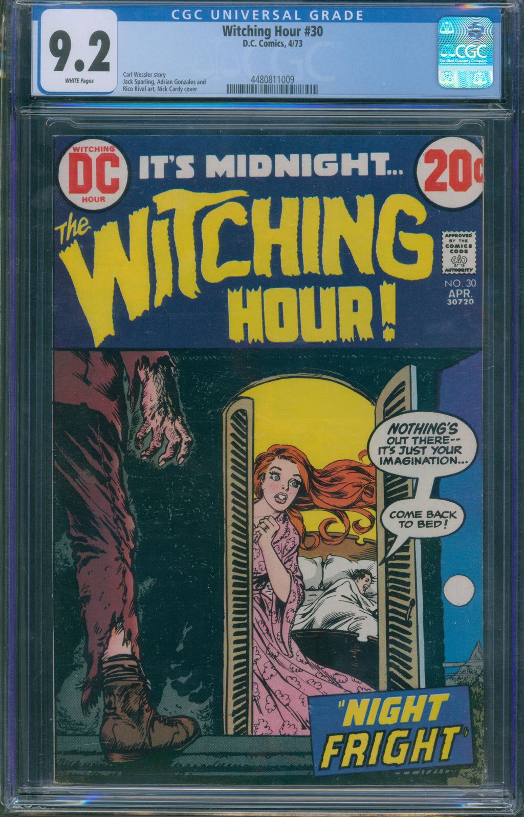 The Witching Hour #30 (1973) CGC 9.2 – White Pages