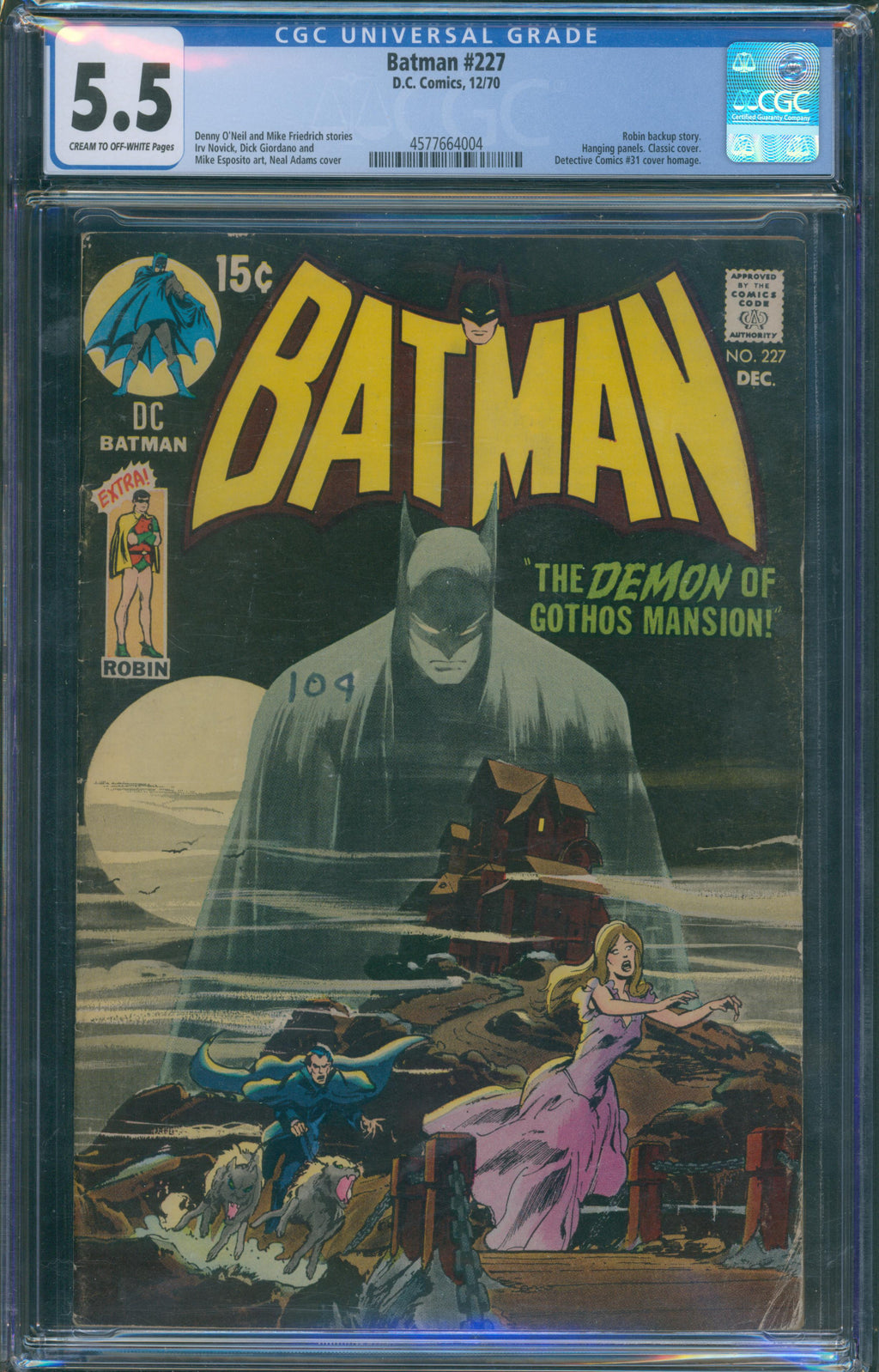 Batman #227 (1970) CGC 5.5 – Neal Adams Cover