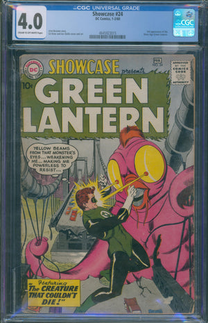 Showcase #24 (1960) CGC 4.0 – 3rd Appearance of Hal Jordan