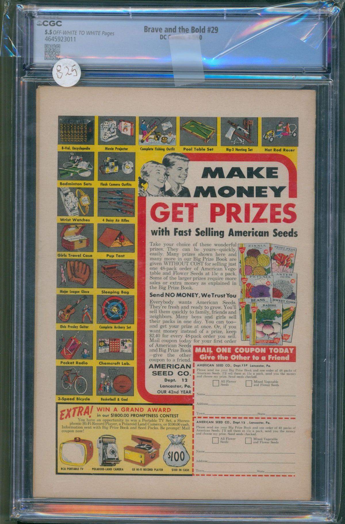 The Brave and the Bold #29 (1960) CGC 5.5 – Second Justice League Appearance