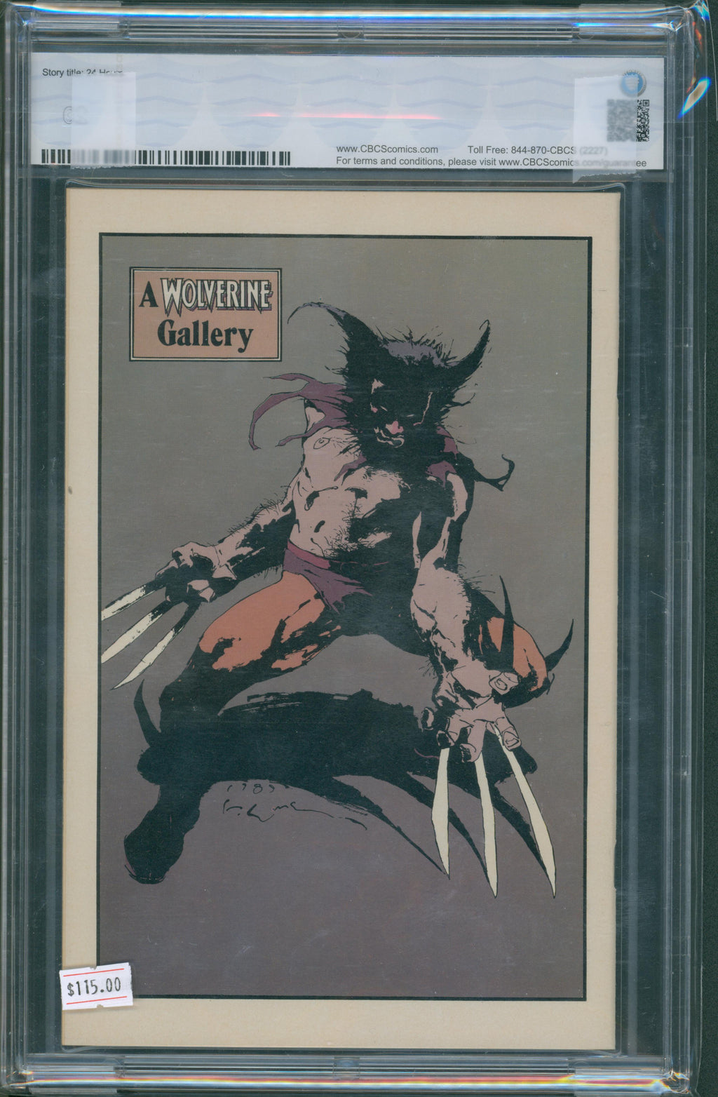 Wolverine #10 (1989) CBCS 9.6 – Sabretooth Battle