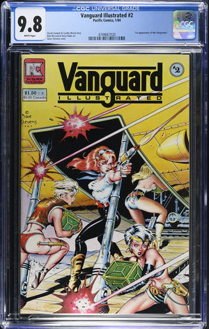 Vanguard Illustrated #2 (1984) CGC 9.8 – Dave Stevens Cover