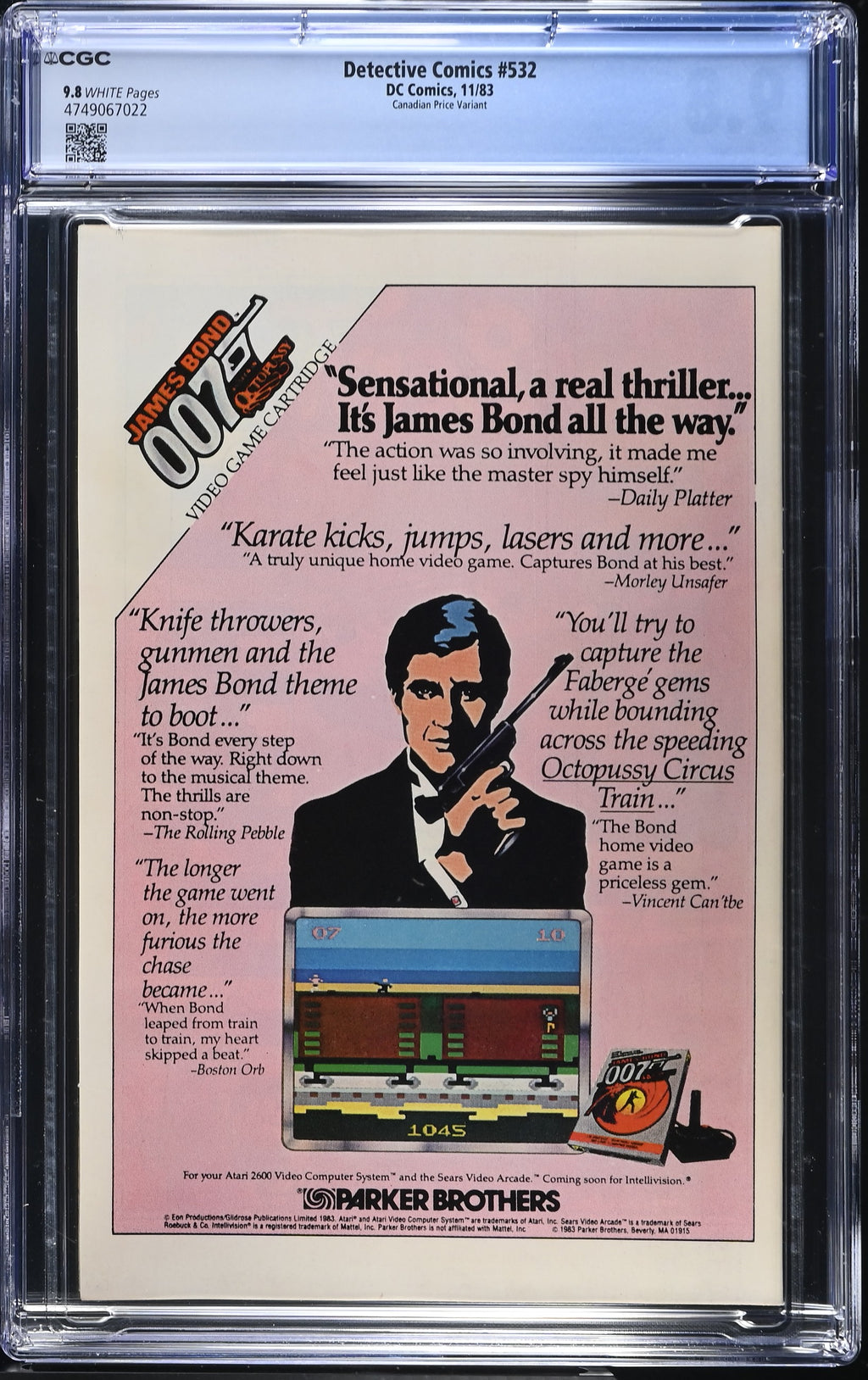 Detective Comics #532 (1983) CGC 9.8 – Canadian Price Variant