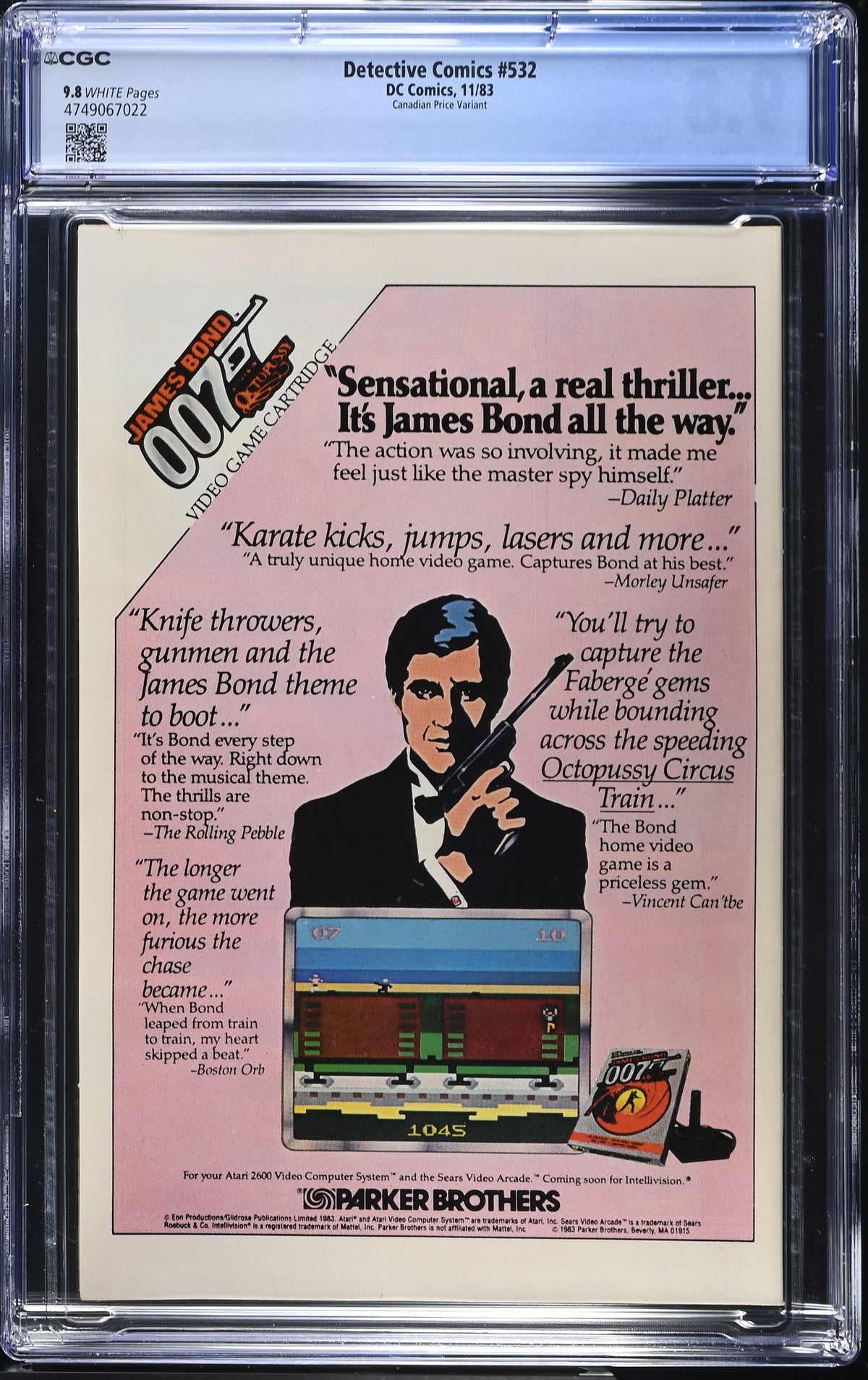 Detective Comics #532 (1983) CGC 9.8 – Canadian Price Variant