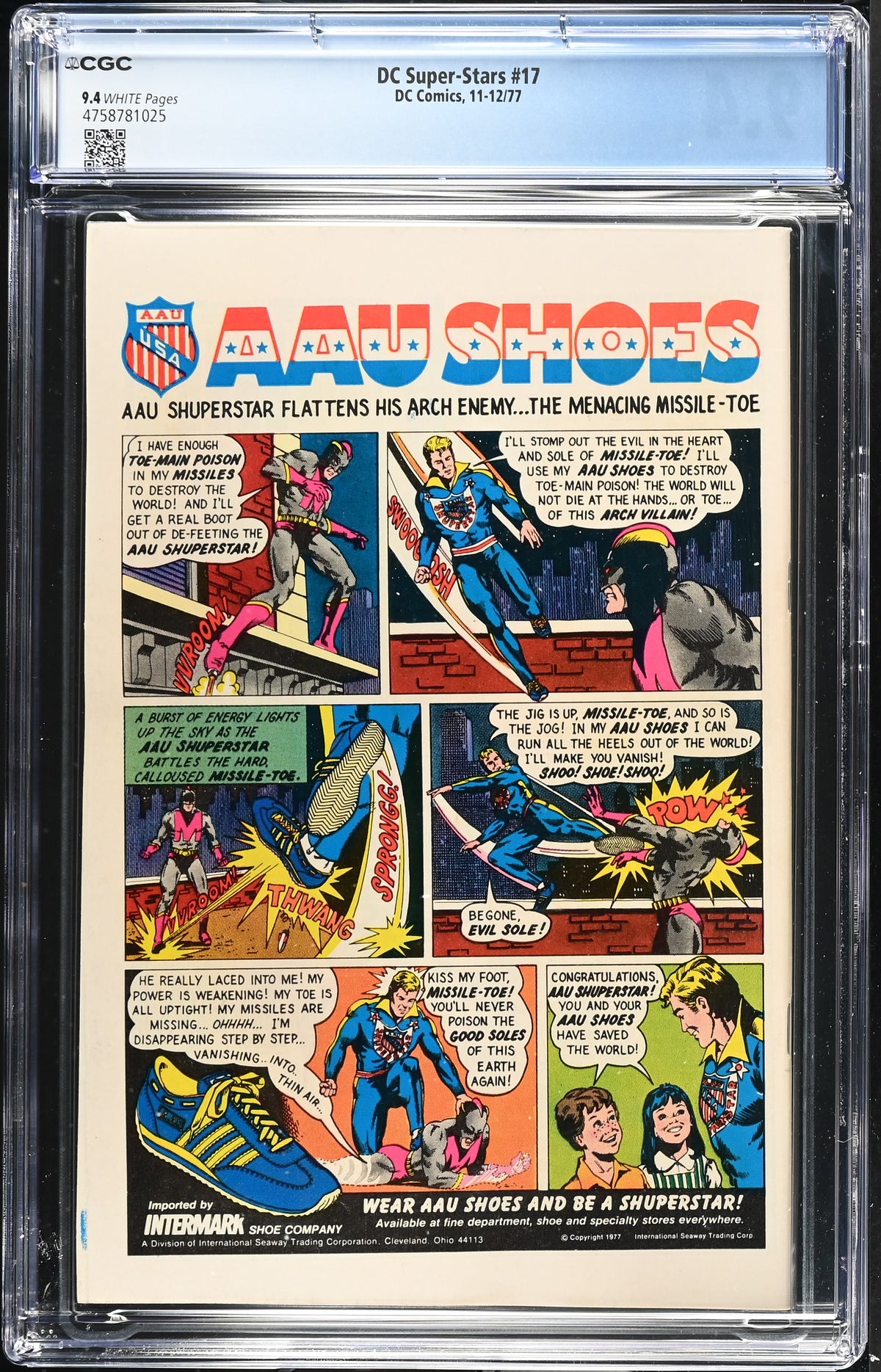 DC Super-Stars #17 (1977) CGC 9.4 – First Huntress Appearance