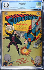 Superman #62 (1950) CGC 6.0 – Orson Welles Cover
