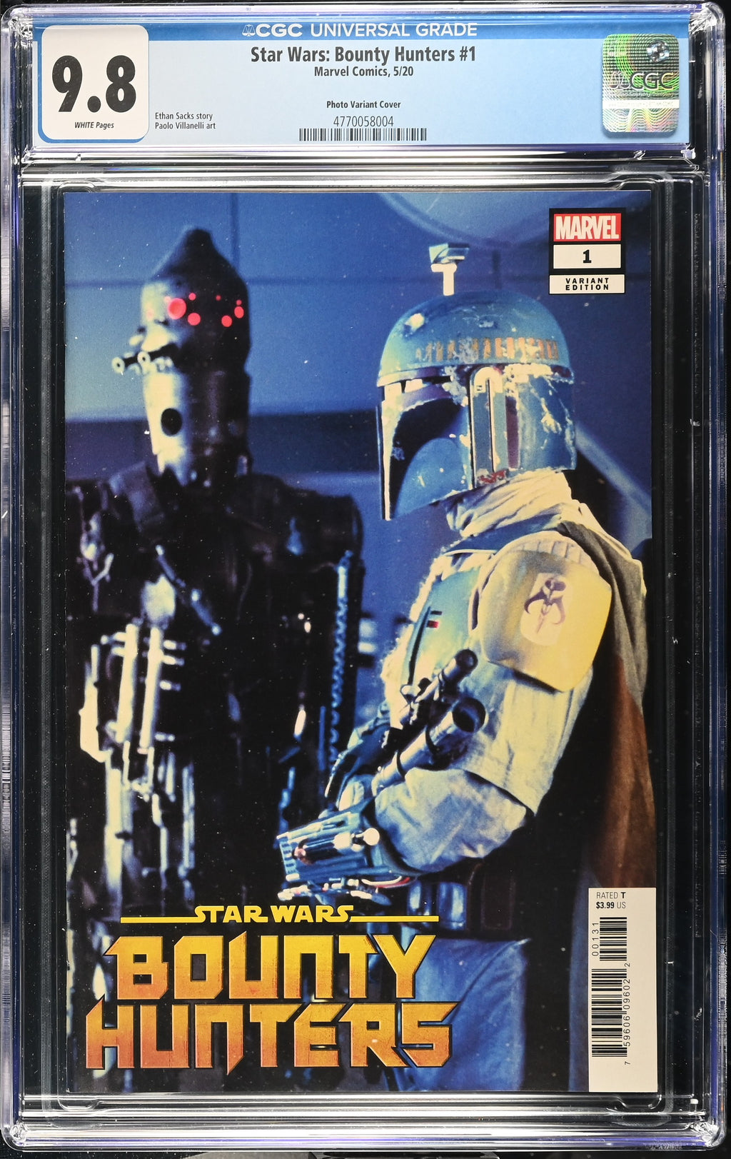 Star Wars: Bounty Hunters #1 (2020) CGC 9.8 – Photo Variant Cover
