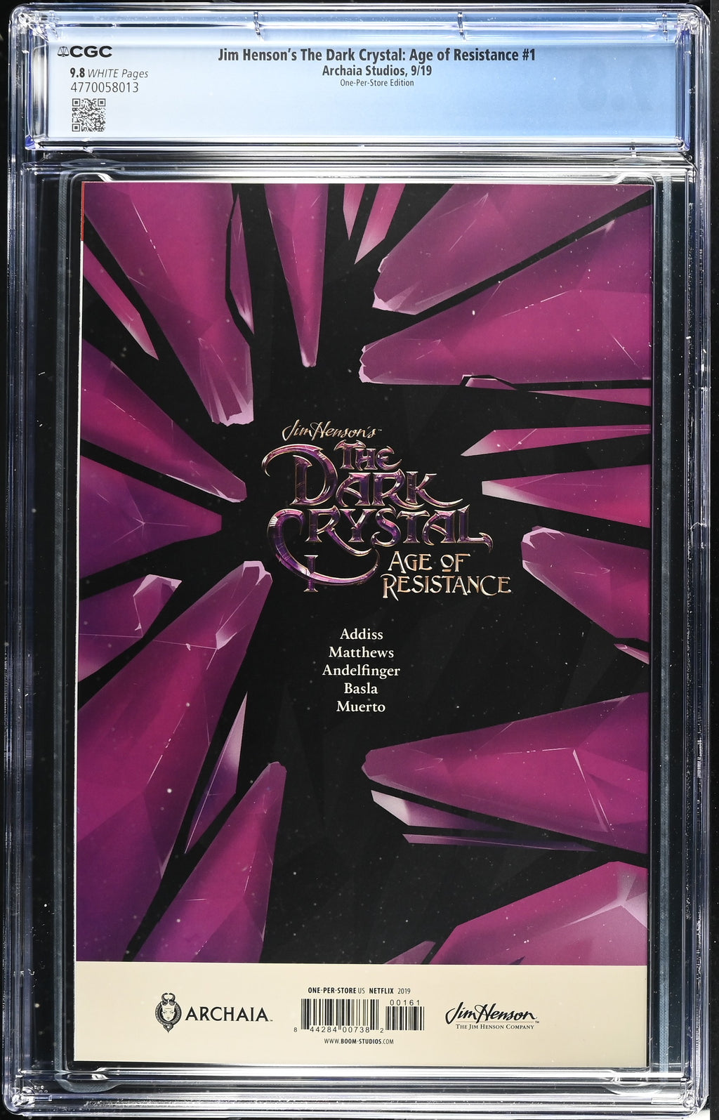 Jim Henson’s The Dark Crystal: Age of Resistance #1 (2019) CGC 9.8 – One-Per-Store Edition