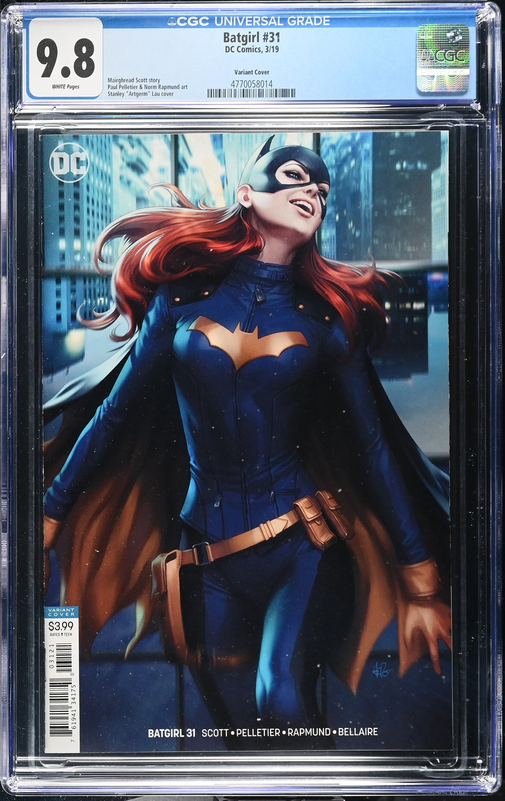 Batgirl #31 (2019) CGC 9.8 – Artgerm Variant Cover