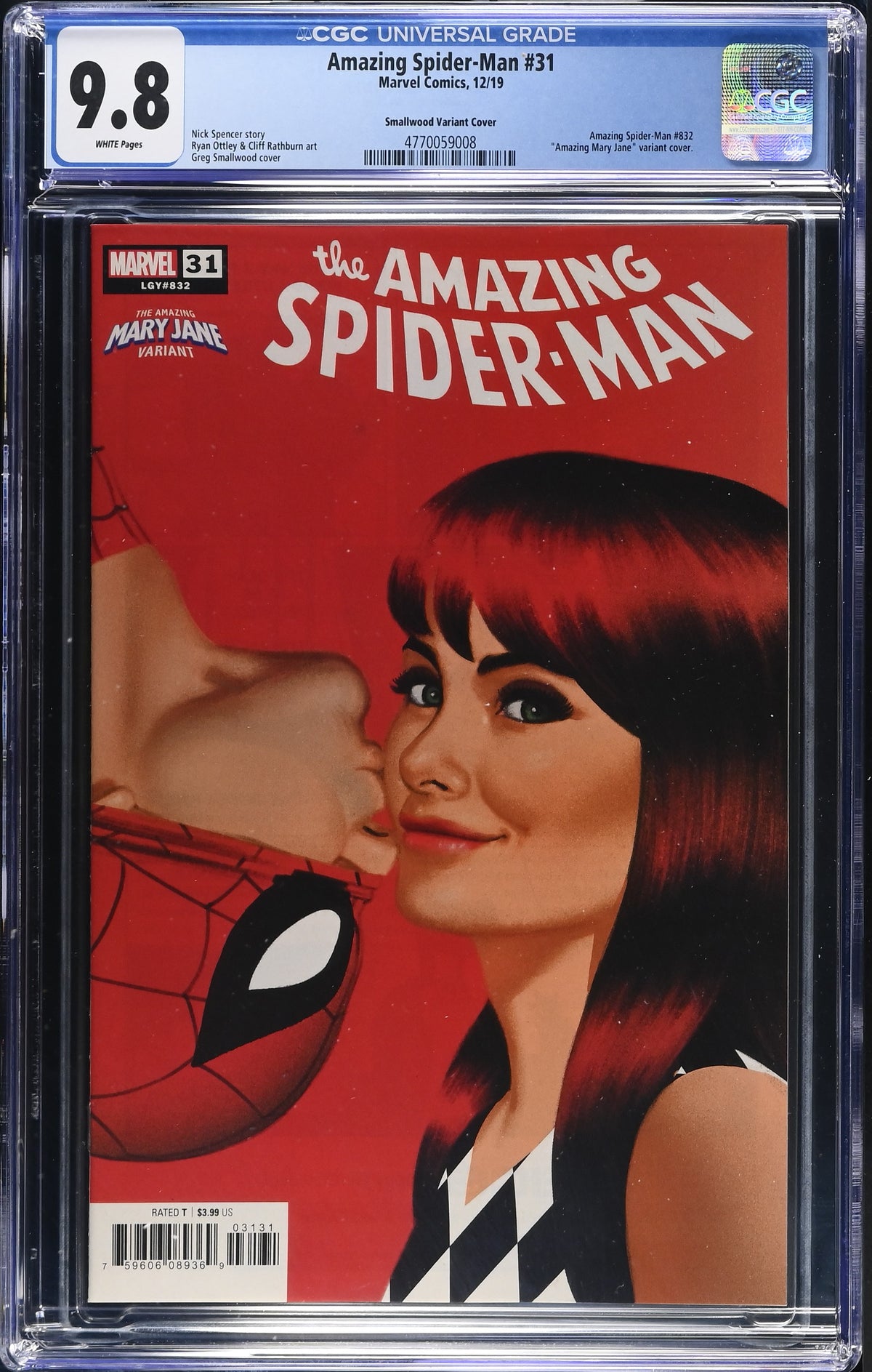 Amazing Spider-Man #31 (2019) CGC 9.8 – Smallwood Mary Jane Variant