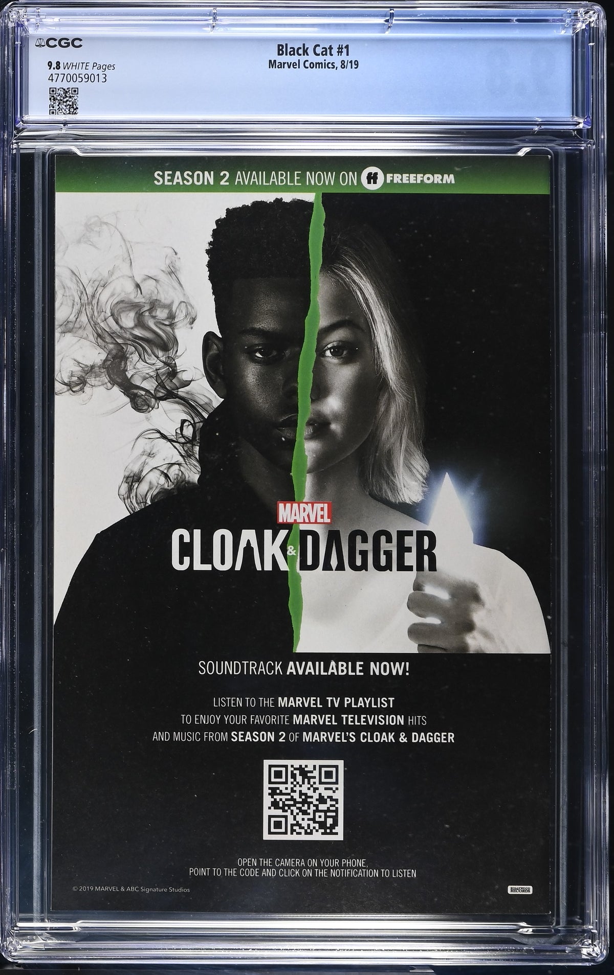Black Cat #1 (2019) CGC 9.8 – J. Scott Campbell Cover