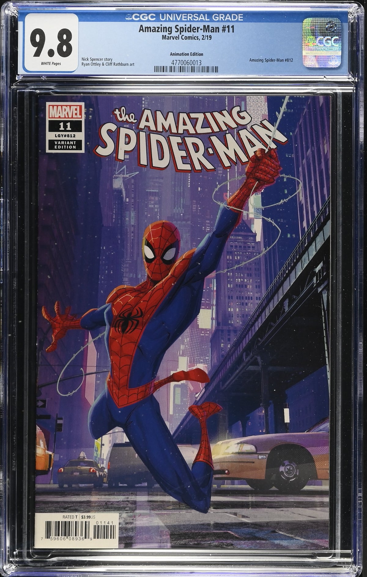 Amazing Spider-Man #11 (2019) CGC 9.8 – Animation Edition