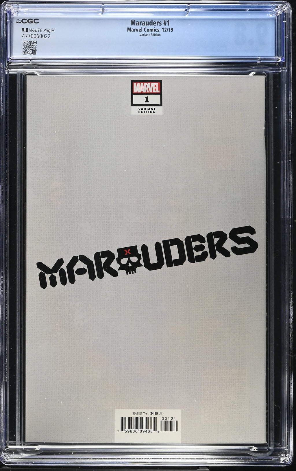 Marauders #1 (2019) CGC 9.8 – Mark Bagley Virgin Variant