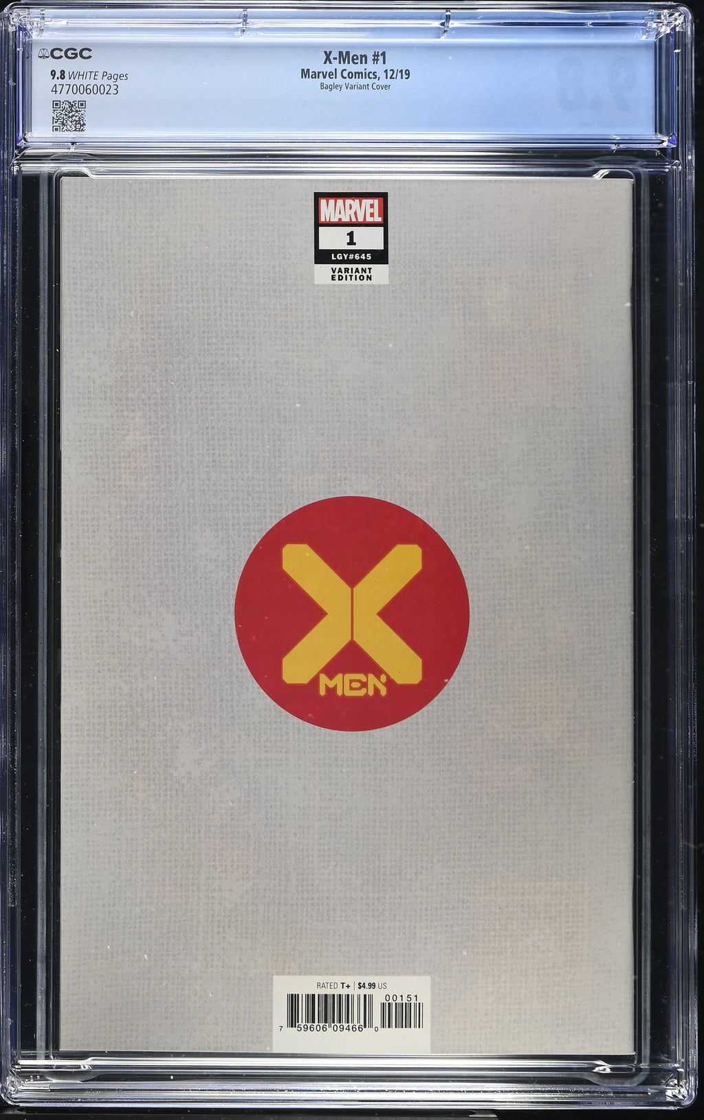 X-Men #1 (2019) CGC 9.8 – Bagley Virgin Variant