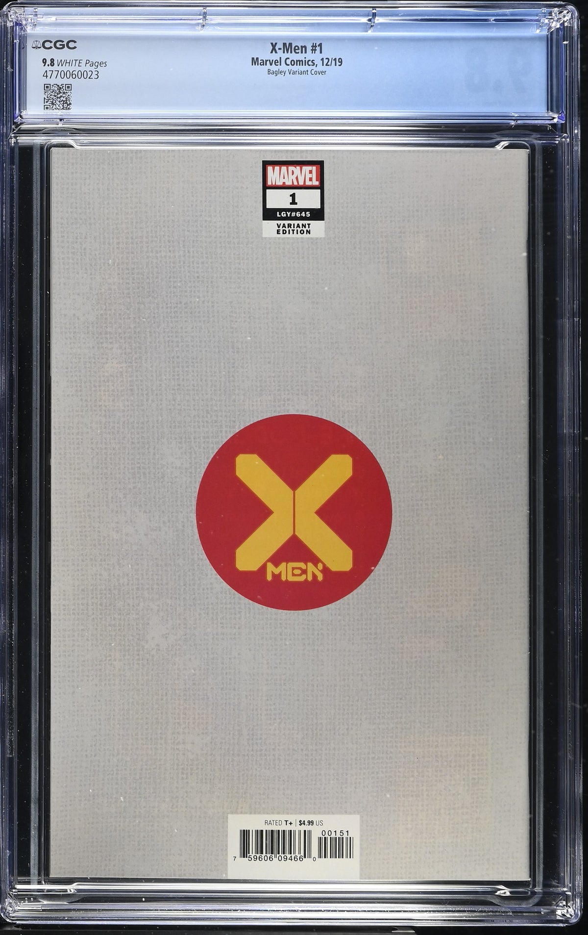 X-Men #1 (2019) CGC 9.8 – Bagley Virgin Variant